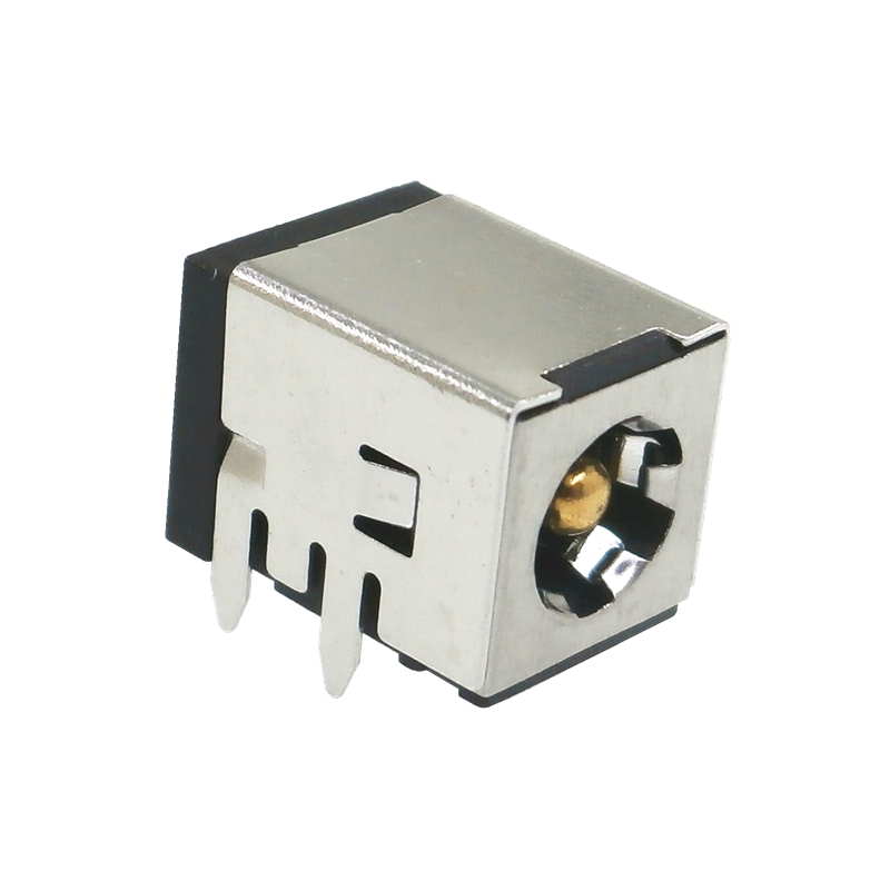 10A大电流5.5×2.1/2.5mmDC插座 90度卧式插件镀金触点