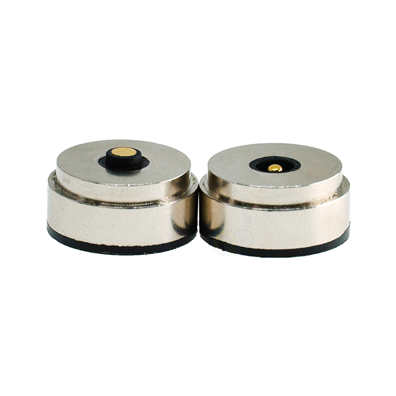 直径16×18mm大电流磁吸连接器 2p圆形pogopin充电磁吸座