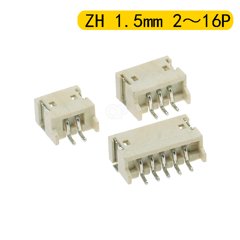 ZH1.5mm卧式贴片针座 SMT 3.75H 扫地机器人线对板连接器