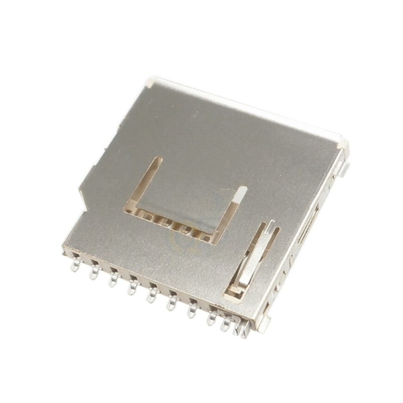 SD 2.8H 11PIN 大卡长体卡座连接器 PUSH-PULL推拉式